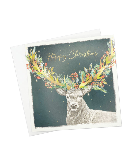 Majestic Stag Christmas Cards Pack of 8