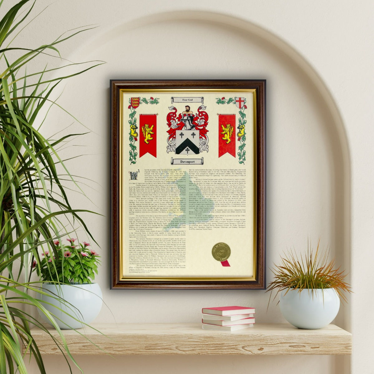 Surname & Coat of Arms History Print - NTS Shop – National Trust for ...