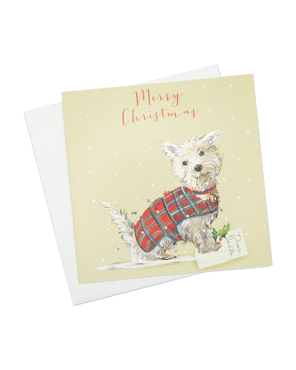 Westie Dog Christmas Cards Pack of 8