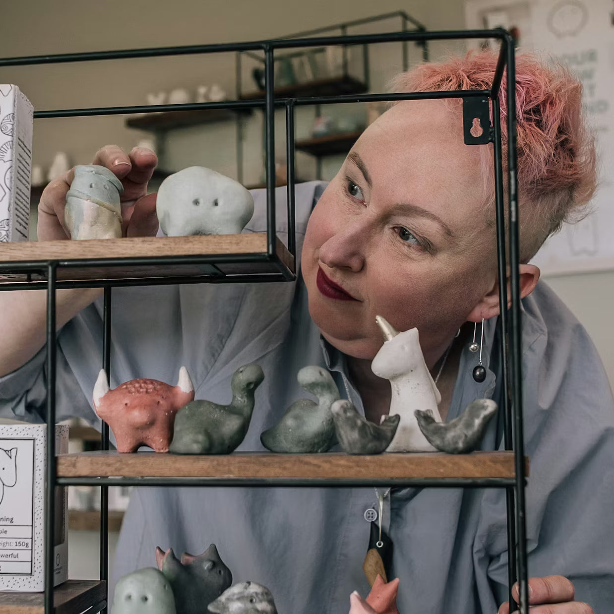 Zoe Scott, the maker behind Worrywarts by Cured